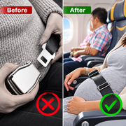 2-in-1 Airplane Seat Belt Extender – Adjustable Travel Seat Belt Extension
