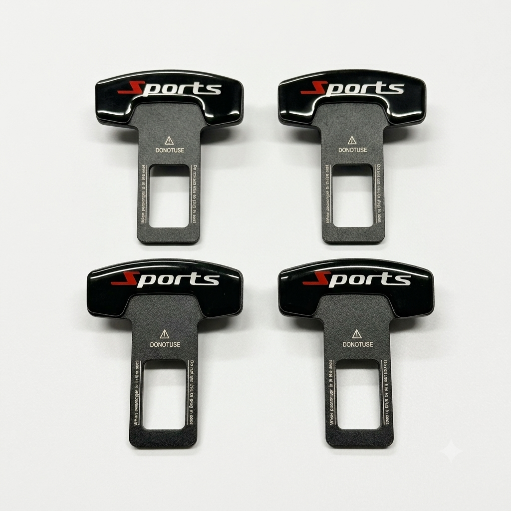 2Pcs Universal Seat Belt Alarm Stopper