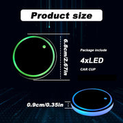 Kelenate OEM Logo Universal Fitment LED Cup Holder Lights-Warning Lamp for Retrofit/Upgrade