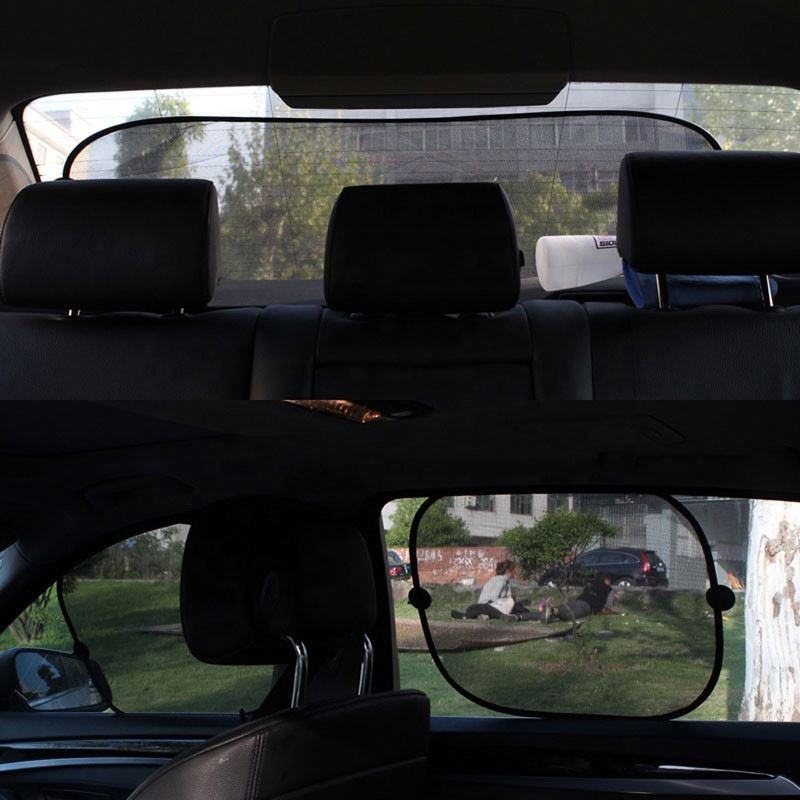 Popular 5Pcs Car Window Sunshades 3D Photocatalyst Mesh Sun Visor Car Sunshades with Suckers for Toyota Camry