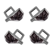4Pcs Universal Car Seat Belt Buckle Clip Carbon Fiber Auto Seat Belt Alarm Stopper Silencer Safety Belt Plug