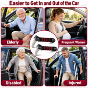 Car Door Assist Handle for Elderly – Non-Slip 2 Pack