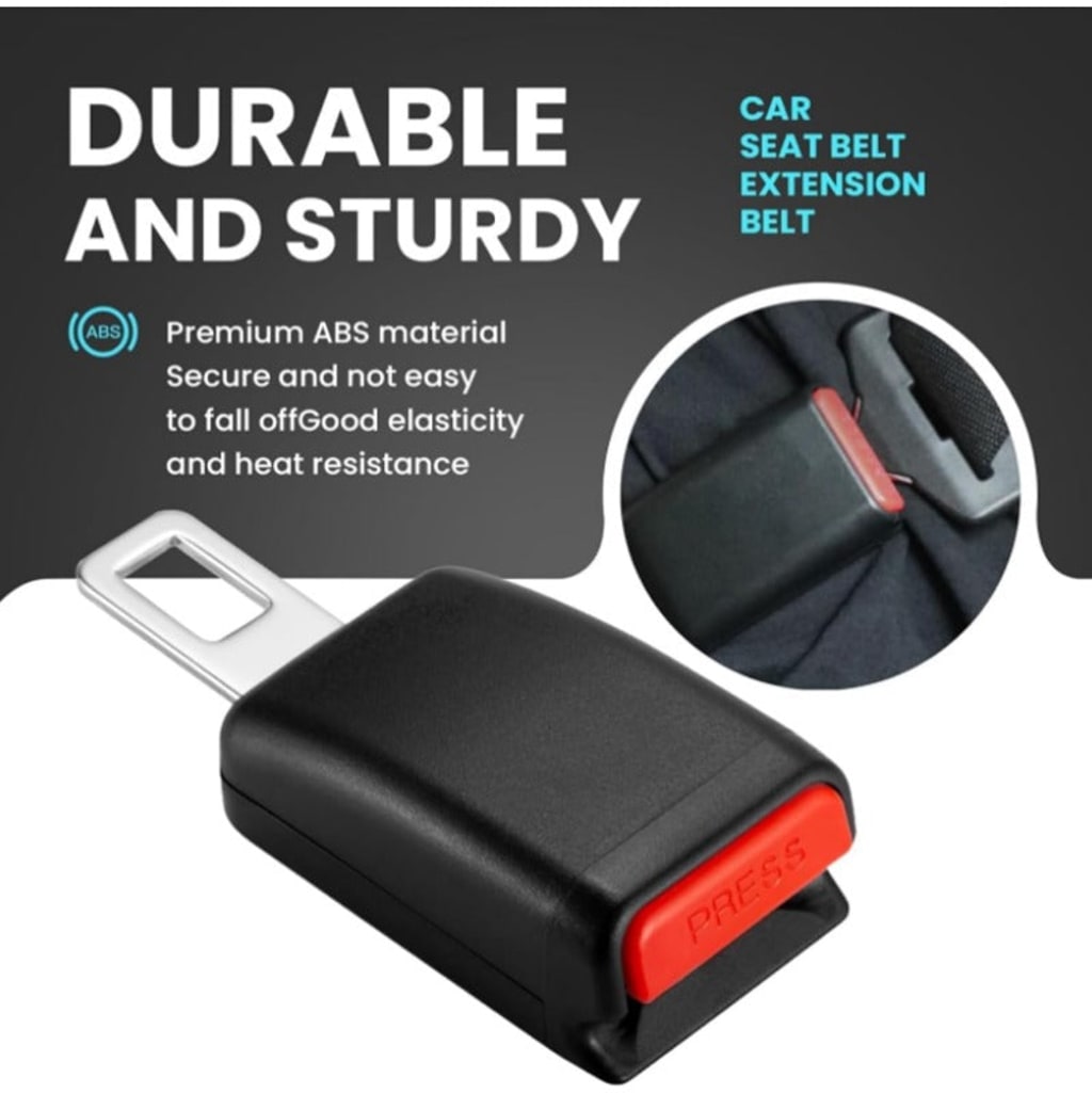 Seat-Belt Buckle Extender – Click-in Convenience & Extra Reach