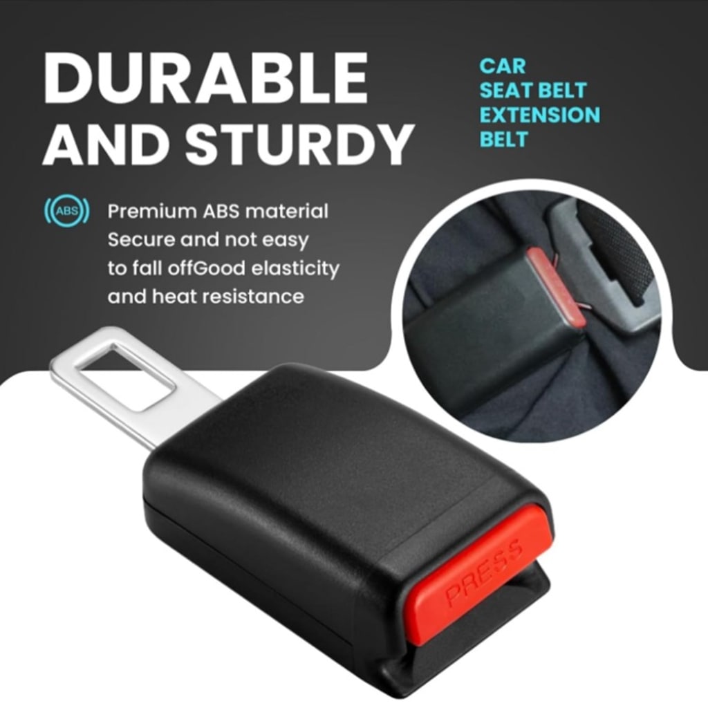 Seat-Belt Buckle Extender – Click-in Convenience & Extra Reach